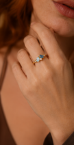 Anillo Azure en Oro 18k Calita