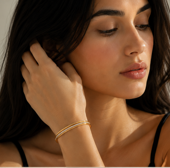 Multi Brazalete Chapado Oro 18k/ Stain Steel