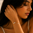 Coleccion Pulseras Brillantes y Esmeralda  Chapado Oro 18k