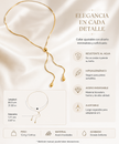 Collar Ajustable Stainless Steel Chapado Oro18k