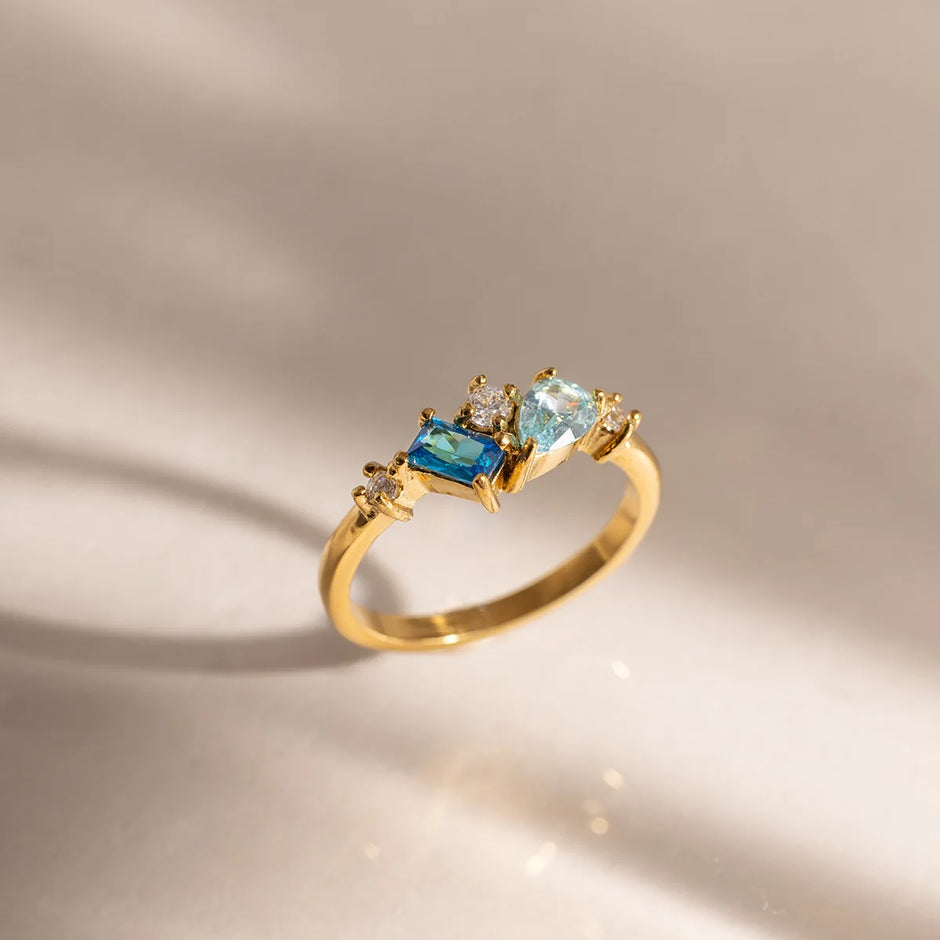 Anillo Chapado en Oro 18k Calita