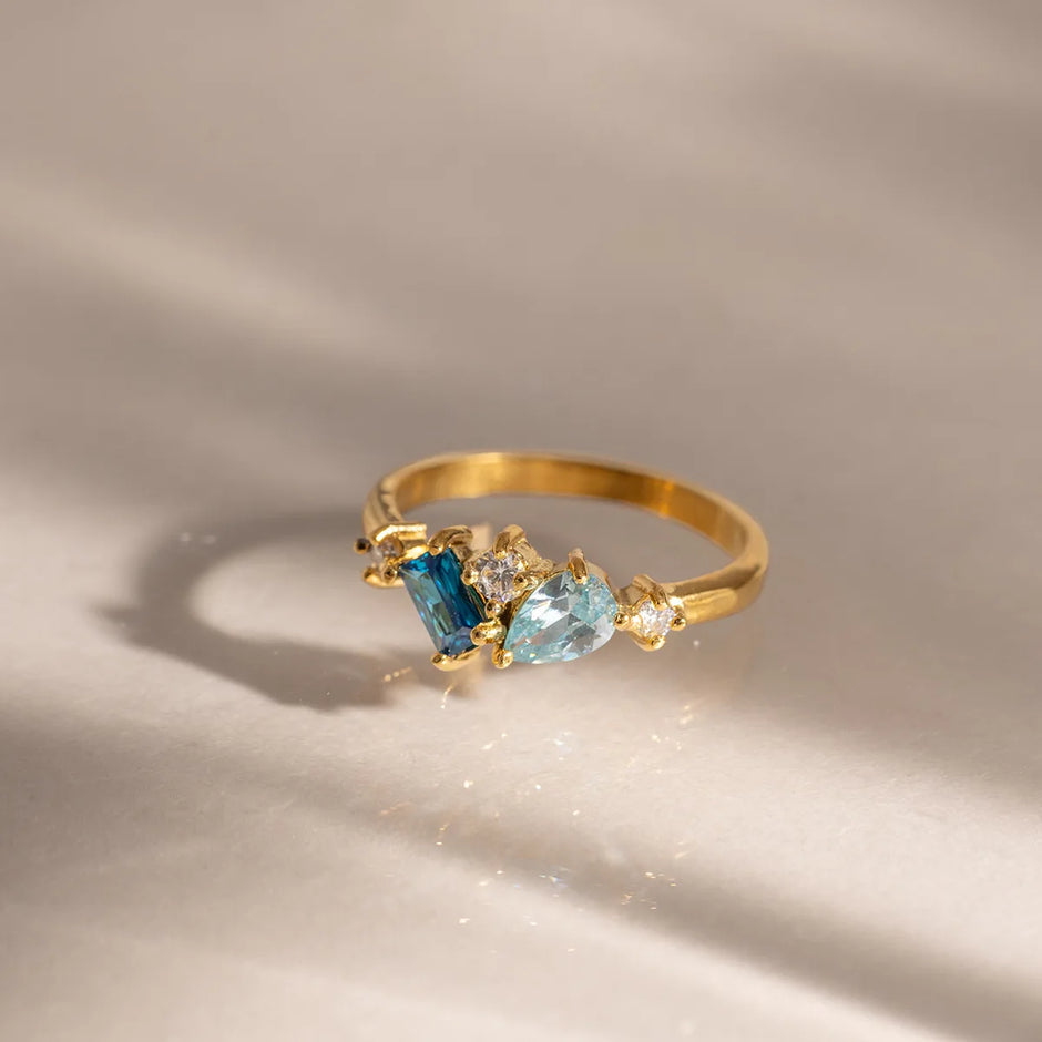 Anillo Chapado en Oro 18k Calita