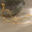 Pulsera de Mariposa en Brillante en Chapado Oro 18k