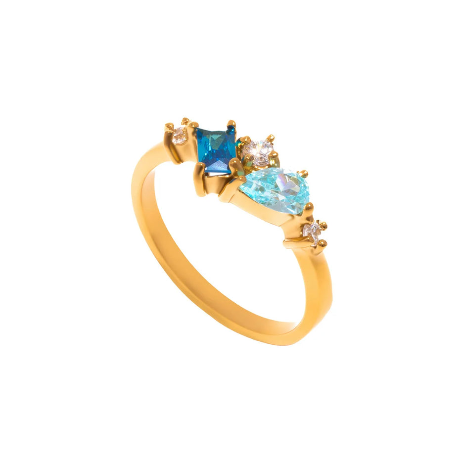 Anillo Chapado en Oro 18k Calita